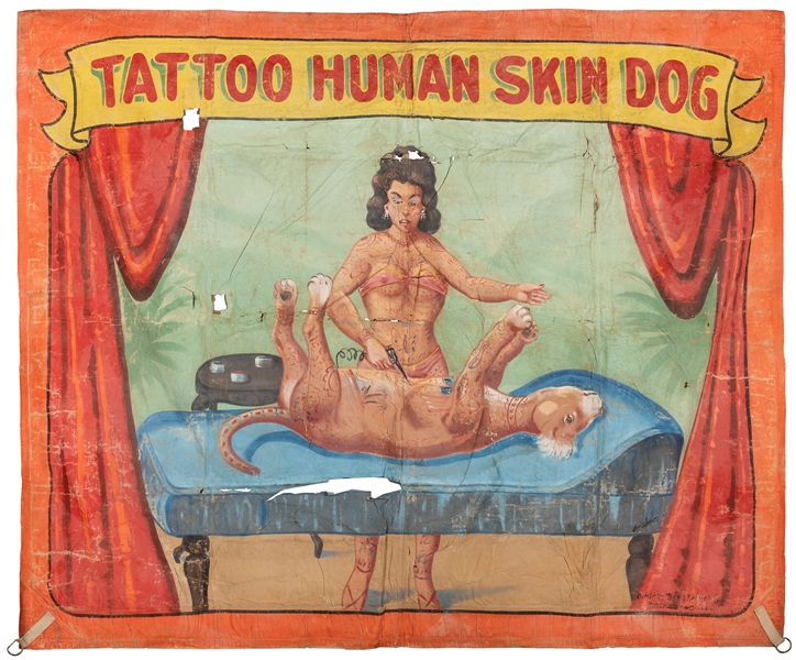  JOHNSON, Fred G. (American, 1892-1990). Tattoo Human Skin D...