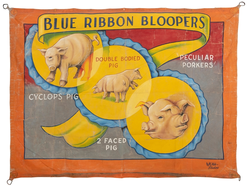  MEAH, Johnny (American, b. 1937). Blue Ribbon Bloopers Side...
