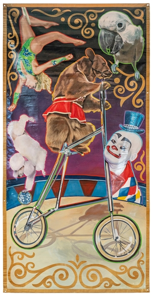 KEANE, Maggie. Bear Carnival Banner. Vidbel’s Olde Tyme Circus. 1998.