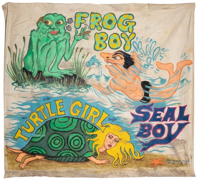  LONGUEUIEL, Dan (American). Frog Boy - Seal Boy - Turtle Bo...