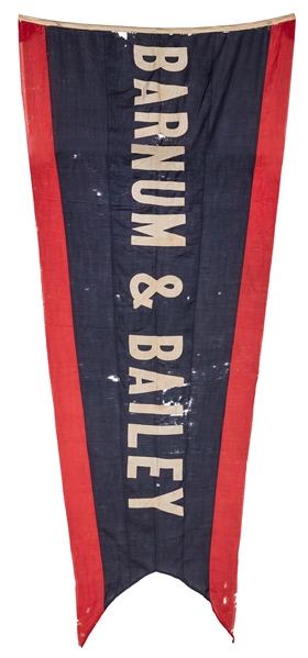  Barnum & Bailey Flag. Annin & Co, ca. 1900. “Sterling” all-...