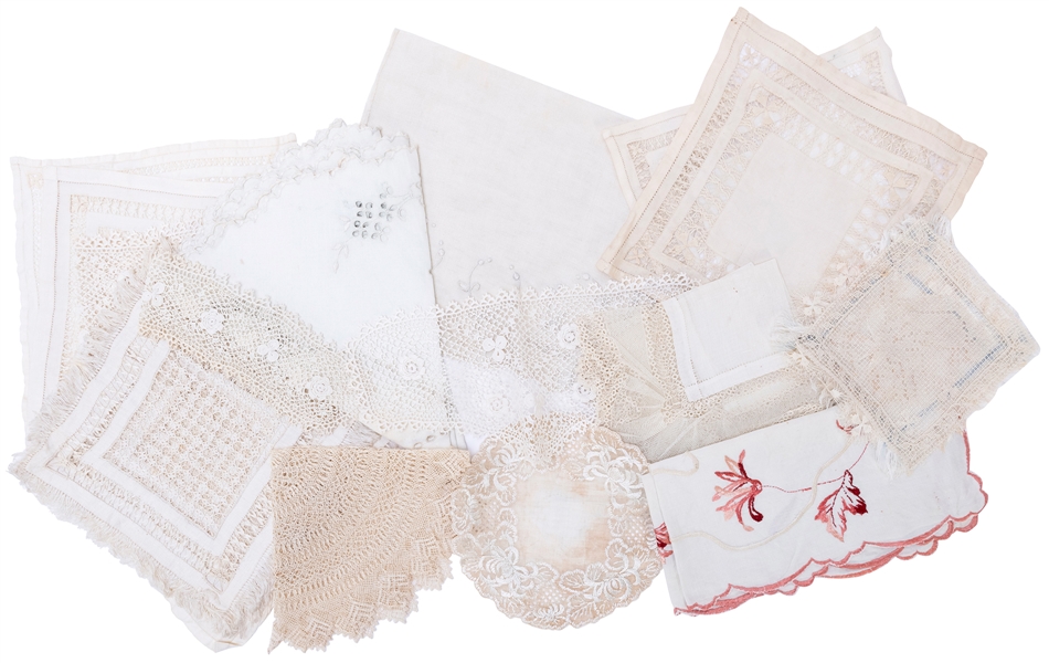  Ida Ringling North’s Personal Doilies and Linens. Collectio...