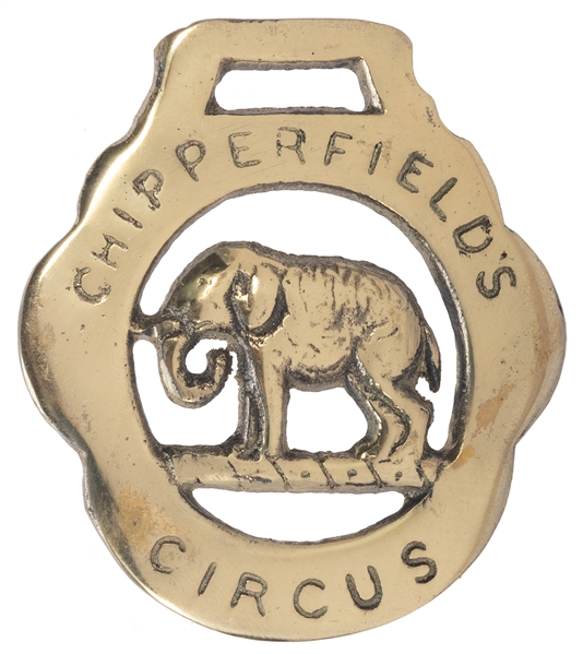  Chipperfield’s Circus Horse Brass Lot (10). Cast brass harn...