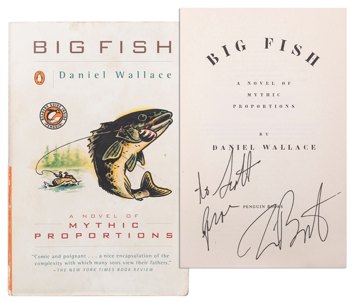  WALLACE, Daniel. Big Fish [Signed by Cast and Crew of 2003 ...