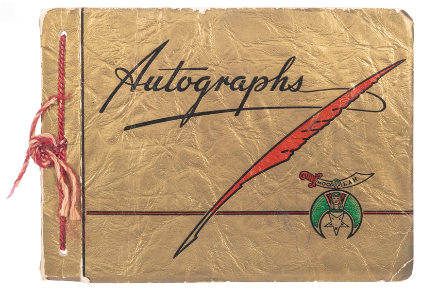  Autograph Book with Signatures of Royal American Shows Perf...