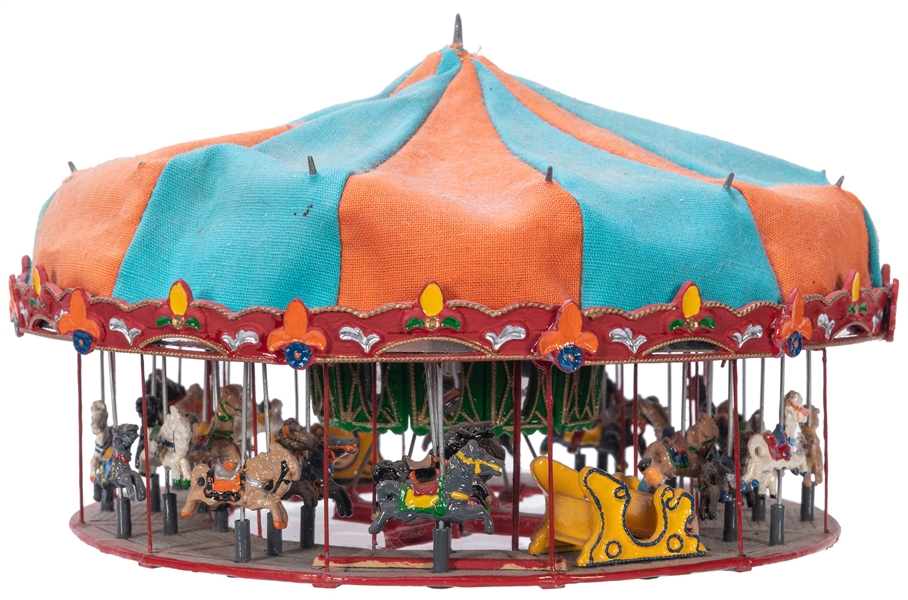  Cummons Die Cast Merry-Go-Round Carousel Scale Model, with ...