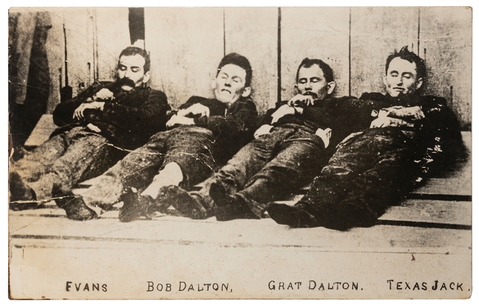  Dalton Gang Dead on Display Lobby Board. 40 x 25”. General ...