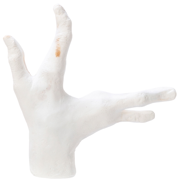  Life Size Plaster Cast of Lobster Boy’s Hand. Circa 1950s. ...