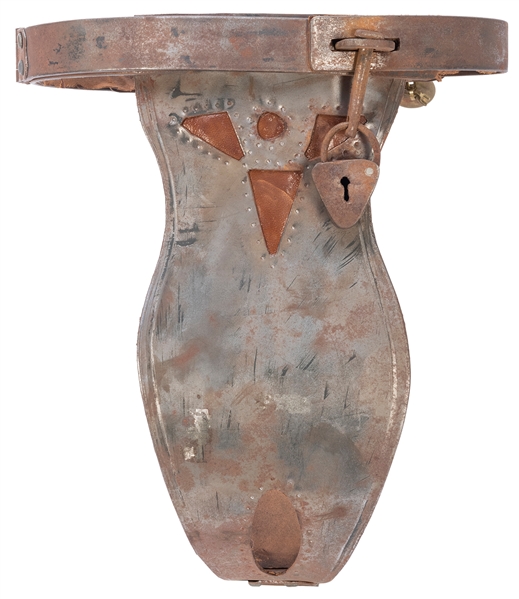  Antique Chastity Belt. Iron. With lock. Provenance: from th...