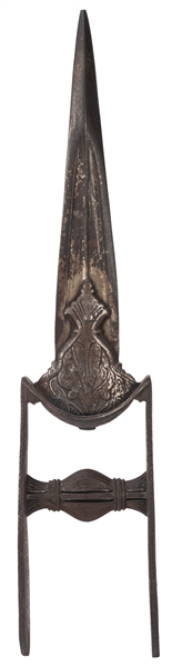  Indian Katar Dagger. 19th century. Length 16”. A bit of oxi...