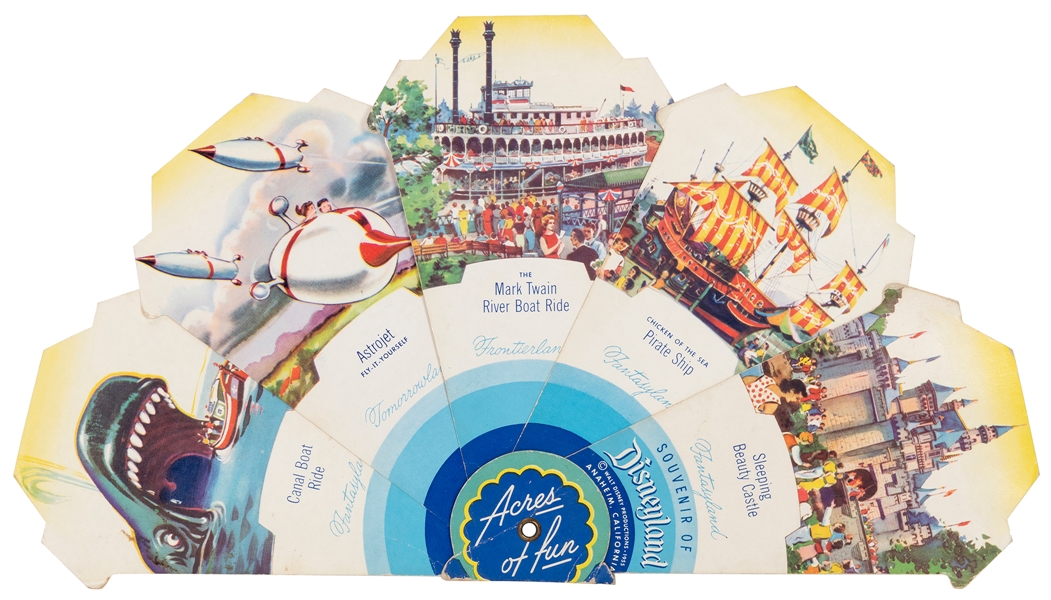  Original Acres of Fun Disneyland 1955 Souvenir. Created bef...
