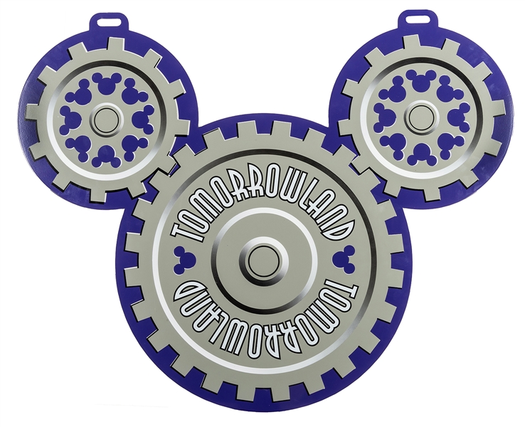  Mickey’s Toontown Fair/Tomorrowland Double-Sided Mickey Ear...