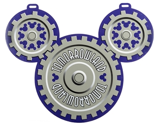  Mickey’s Toontown Fair/Tomorrowland Double-Sided Mickey Ear...