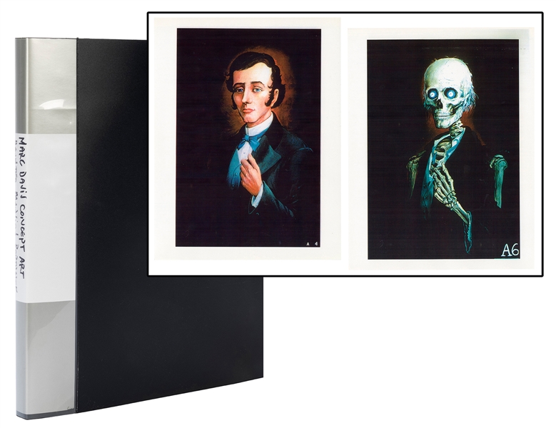  Lot of Over 50 Rare Pieces of Haunted Mansion Concept Art b...