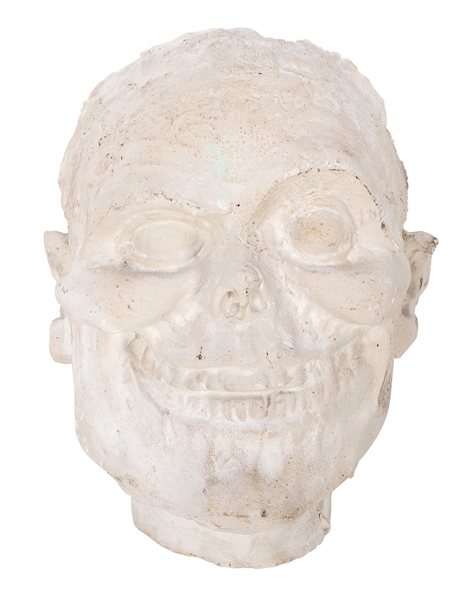  [The Haunted Mansion] Plaster Cast of the Face of the Origi...