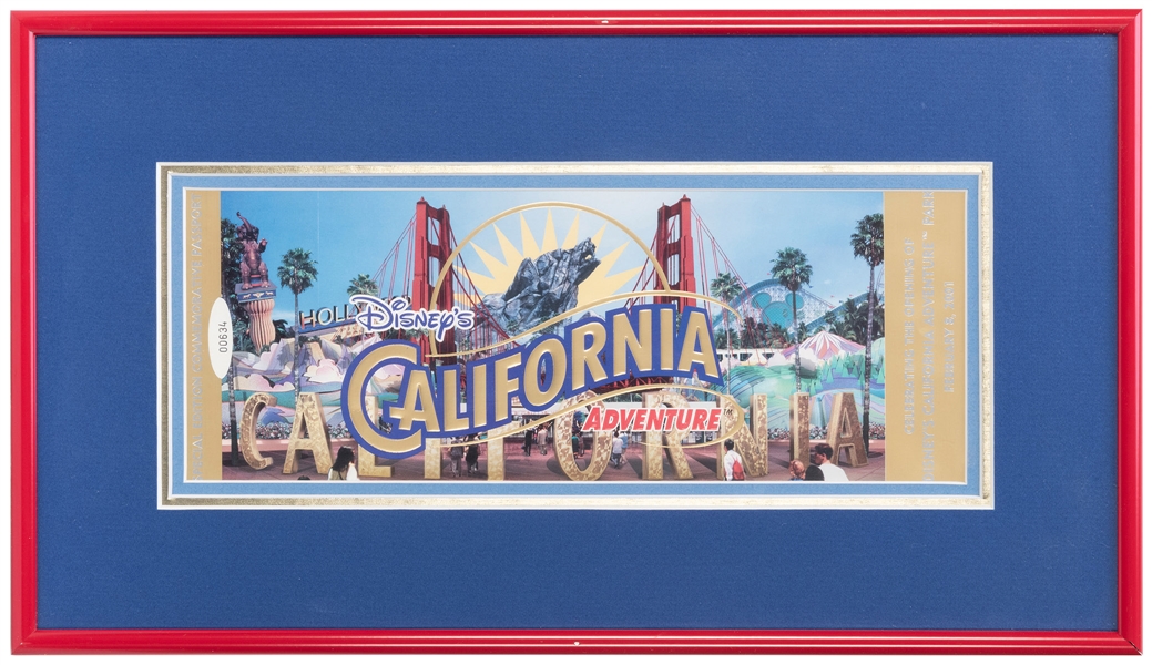  Disneyland California Adventure Commemorative Passport. Iss...