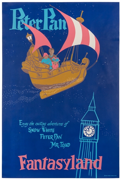 ARONSON, Bjorn. Peter Pan / Fantasyland. Walt Disney Produc...
