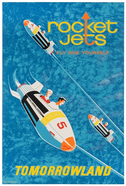  CHAPMAN, Ken (American). Rocket Jets. Disneyland, 1967. Fir...