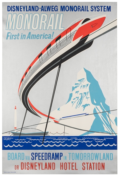  HARTLEY, Paul (American). [Monorail] First in America! Disn...