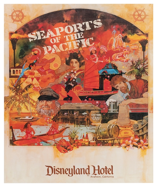  LOTTS. Disneyland Hotel / Seaports of the Pacific. 1980s. G...