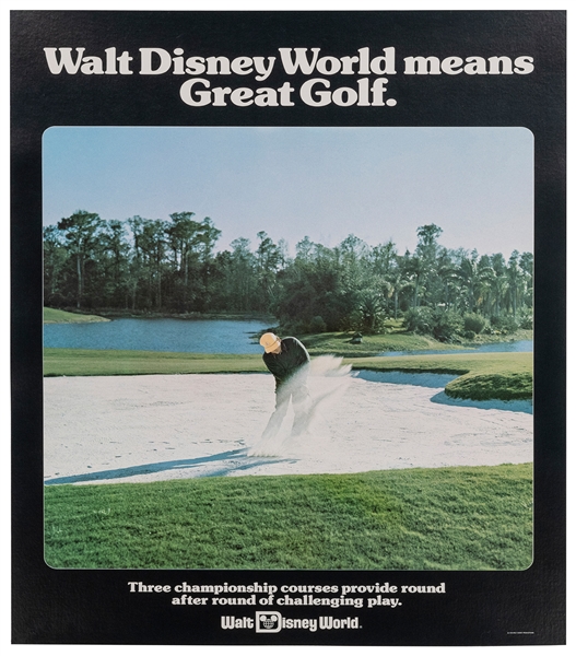  Walt Disney World / Golf. Walt Disney Productions, 1976. Ph...