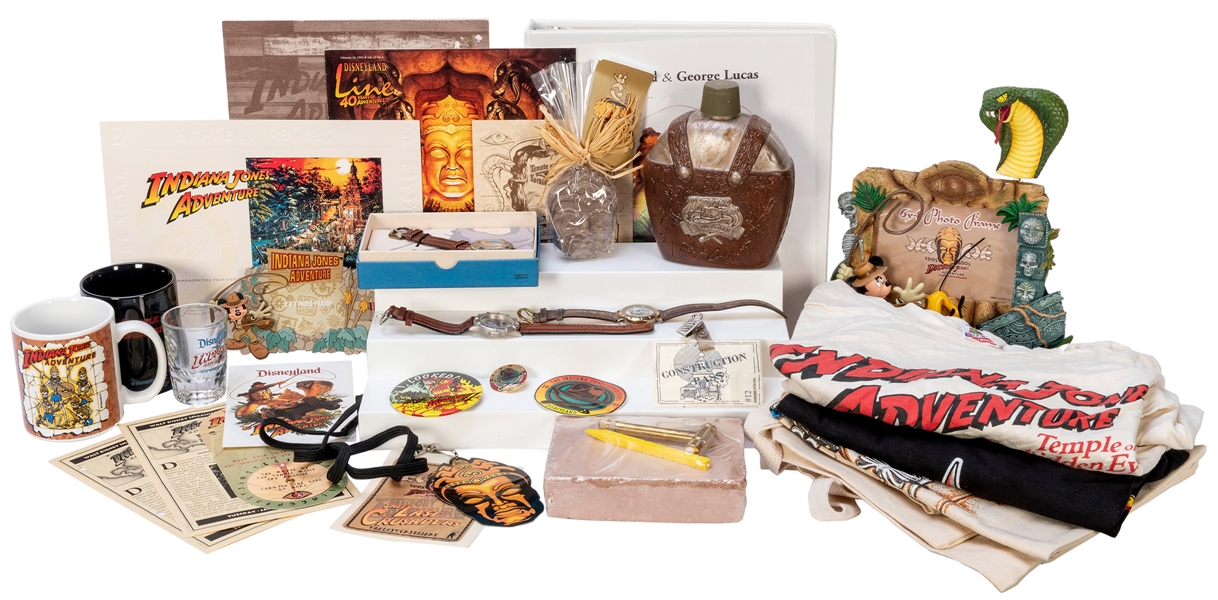  Enormous Lot of Items from the Indiana Jones Adventure at D...