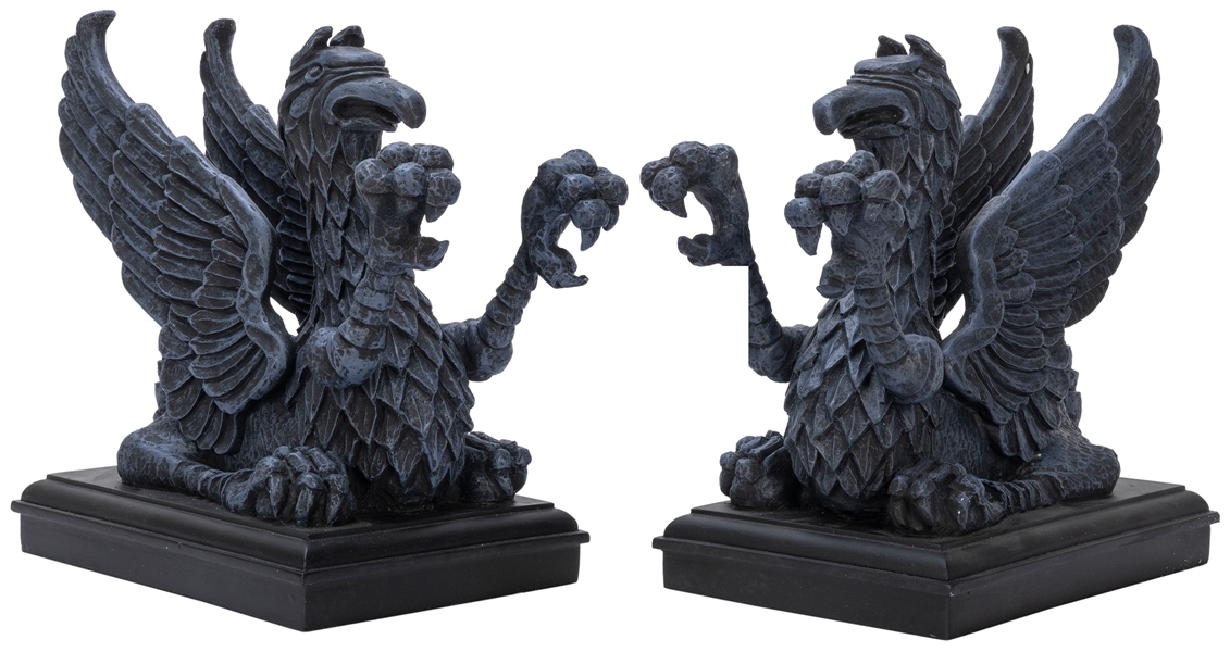  Gryphon Bookends from The Haunted Mansion. Walt Disney Co. ...