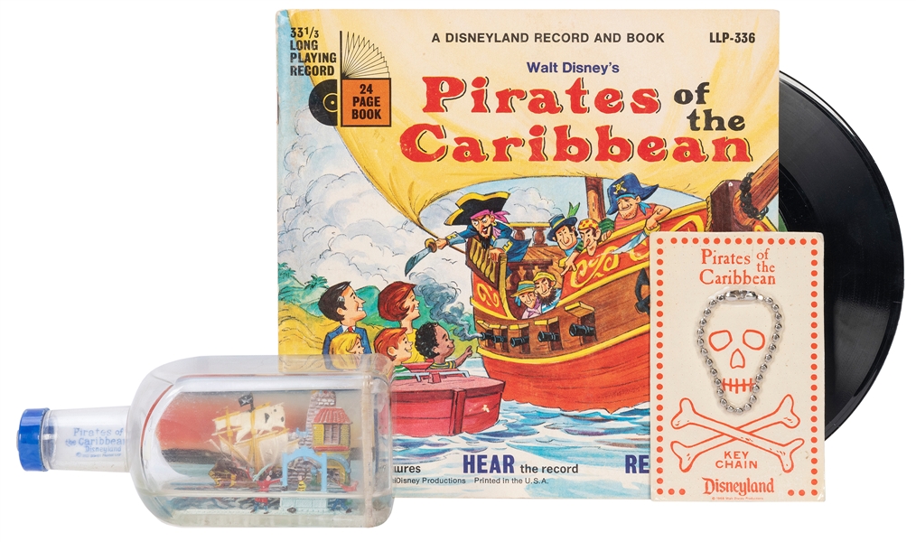  Three Rare Early Disneyland Pirates of the Caribbean Souven...