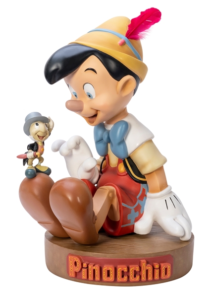  Big Fig Pinocchio. Cast resin. Designed by Disney artists K...