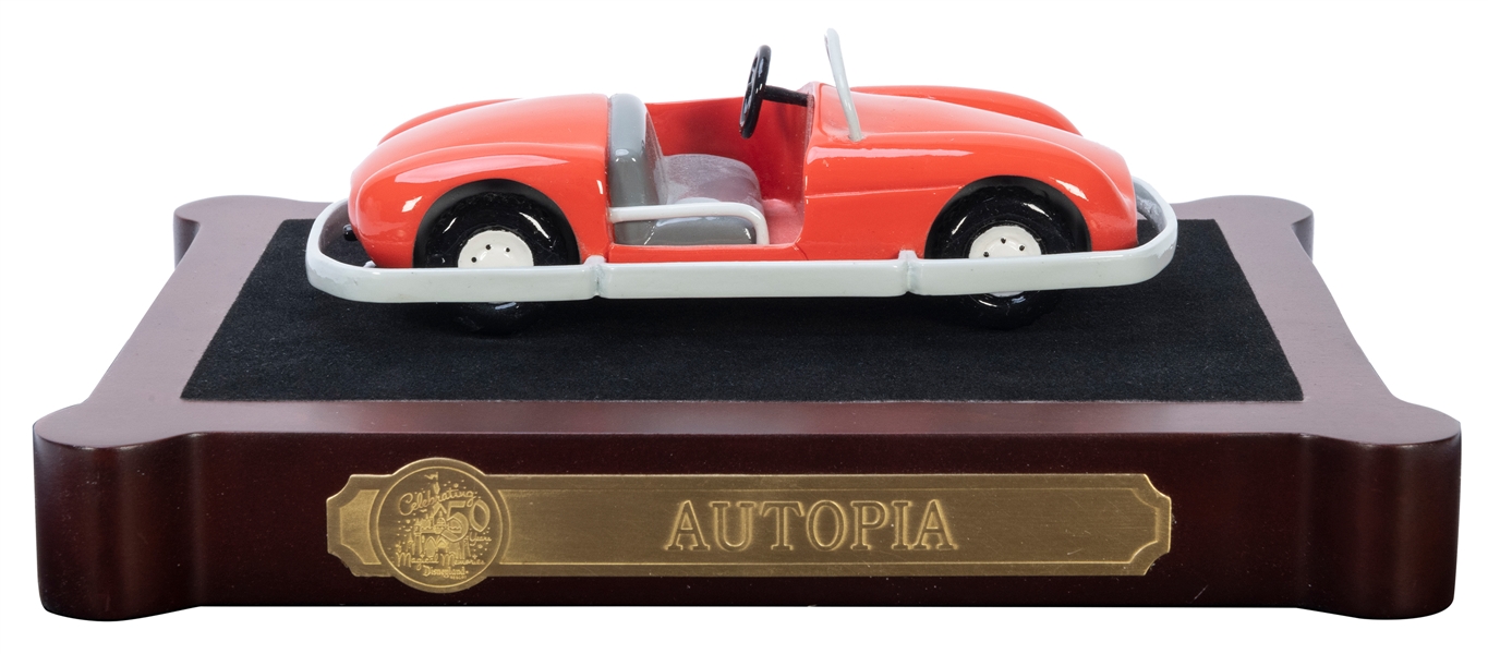  [Disneyland] Autopia Attraction Vehicle Model. 2005. Resin....