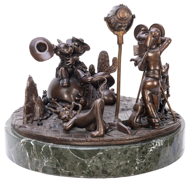  Hudson Chilmark “Lights Camera Action” Figurine. Bronze. Mi...