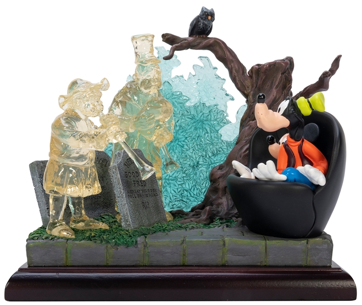  The Haunted Mansion Mickey and Goofy in the Graveyard. Walt...