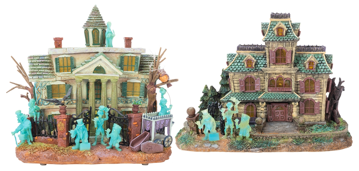  Pair of Rare The Haunted Mansion Figurines. The one sold in...