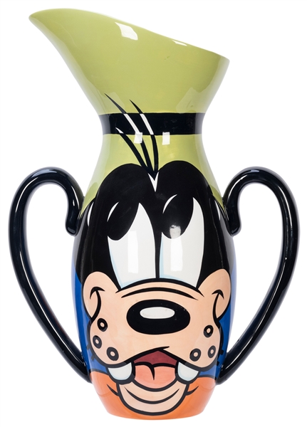  Goofy Double-Handled Porcelain Vase. The Art of Disney. Hei...