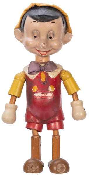  Walt Disney Pinocchio Articulated Toy Figure. Ideal Toy & N...