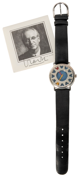  Michael Graves Mickey Mouse Watch and Original Concept Art....