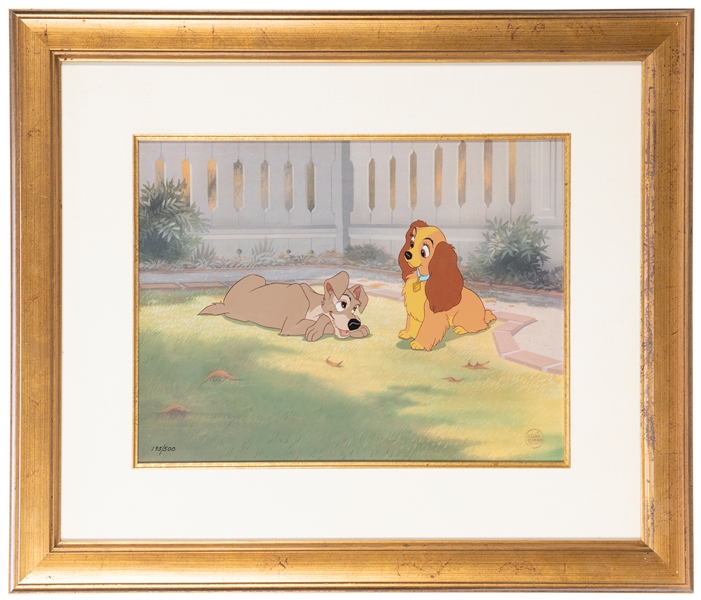  Lady and the Tramp “First Flirtation” Animation Cel. Disney...