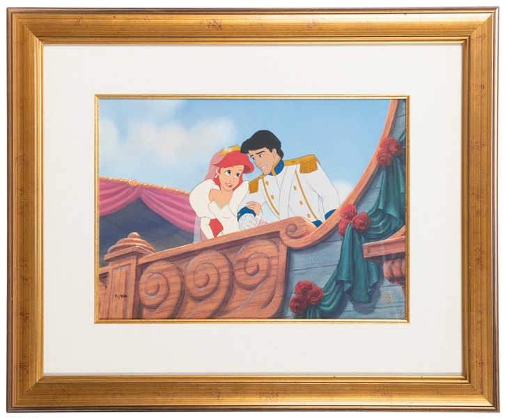  The Little Mermaid “Royal Wedding” Animation Cel. Disney Ar...