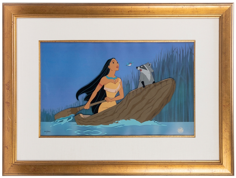 Pocahontas “Just Around the Riverbend” Animation Cel. Disne...