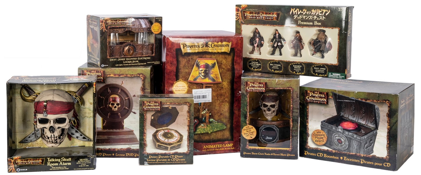  Lot of 8 Pirates of the Caribbean Movie-Related Electronics...