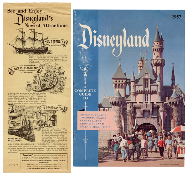  A Complete Guide to Disneyland. 1957. Walt Disney Productio...