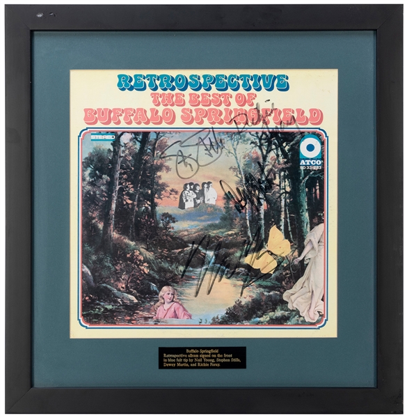  Buffalo Springfield The Best of… Album Display. Signed by N...