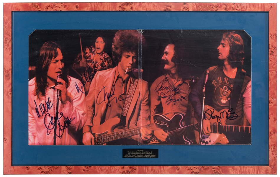  The Byrds Gatefold Album Display. Gatefold for 1973 album B...