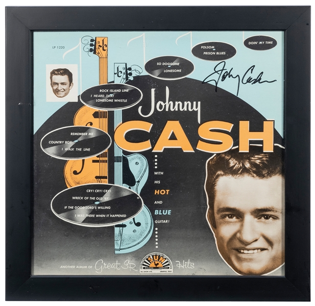  Johnny Cash Debut Album. One of the first albums ever relea...
