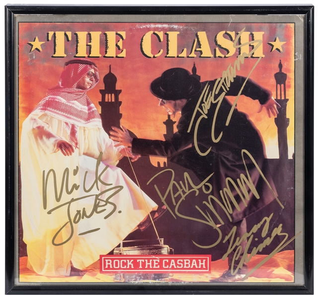  The Clash Rock the Casbah Display. Original 12” single slee...