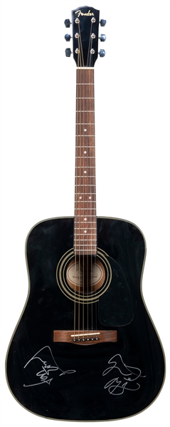  The Everly Brothers Acoustic Guitar. Fender DG-15 signed by...