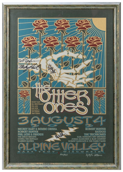  [Grateful Dead] The Other Ones Signed Poster. 2002. Signed ...