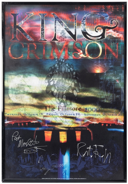  King Crimson Concert Poster. 2000. Poster for October 19-21...