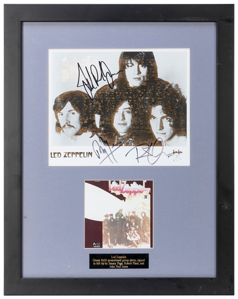  Led Zeppelin Publicity Still Display. Publicity still of Le...