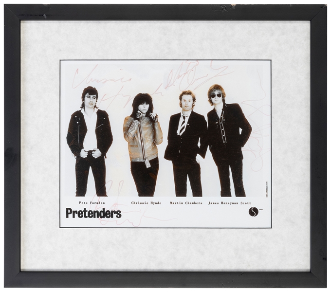  The Pretenders Publicity Still. Circa 1980. Includes signat...